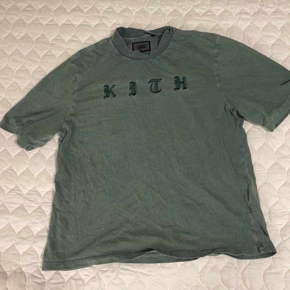 Kith green t shirt